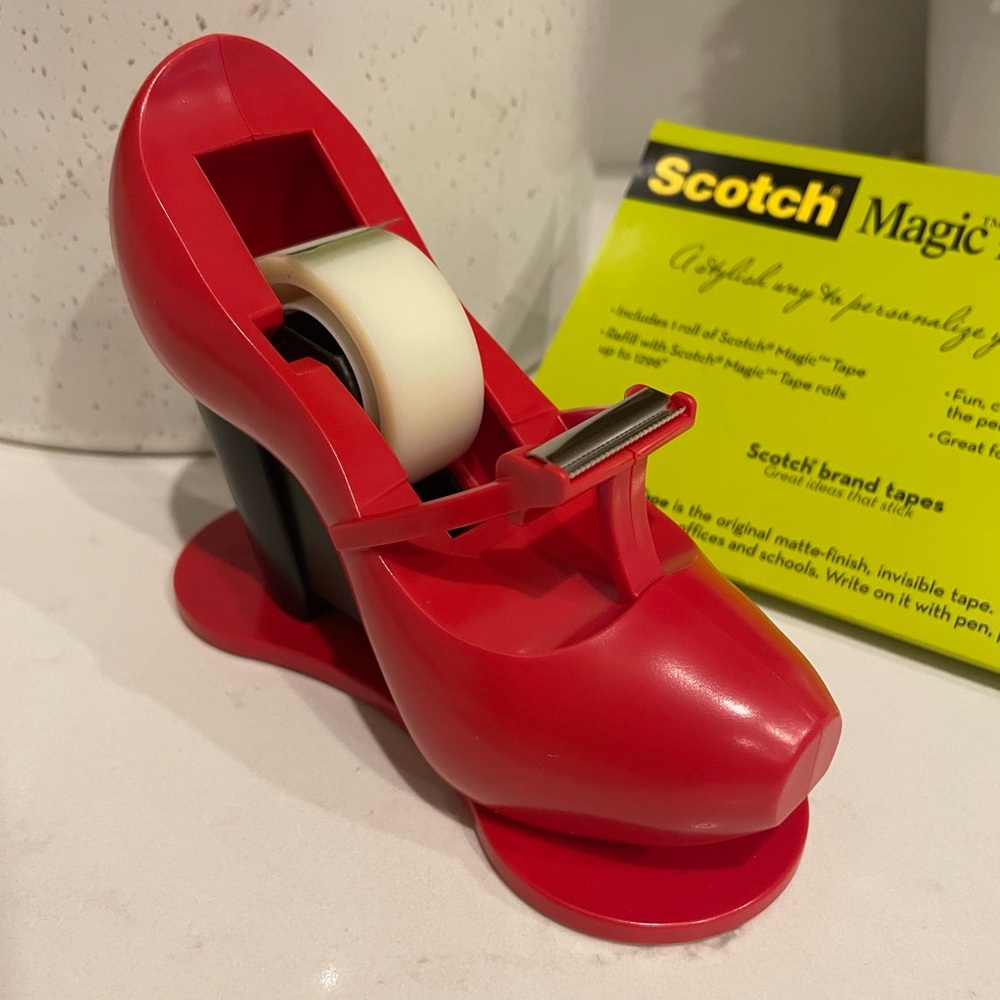 Red High Heel Tape Dispenser